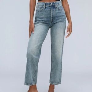 Everlane The Ridge Way-High Vintage Light Wash Organic Cotton Jean Size 29R NWOT